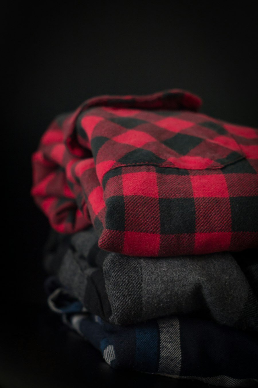 Red checked cotton gamcha