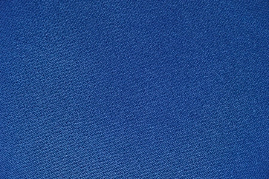 Blue poplin fabric